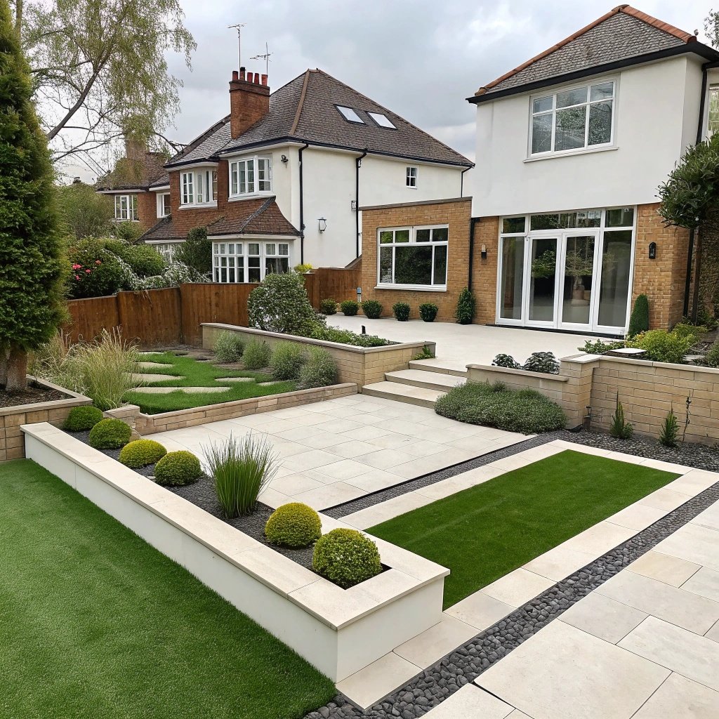 Complete garden transformation