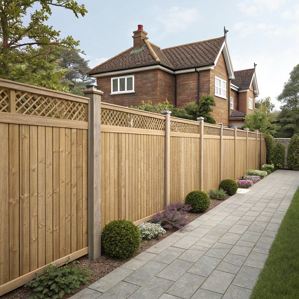 Quality panel fencing installation