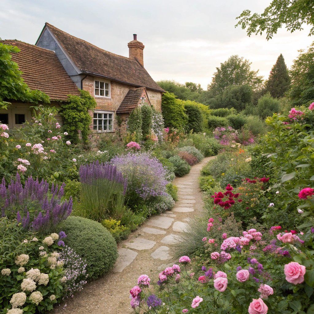 Cottage garden planting